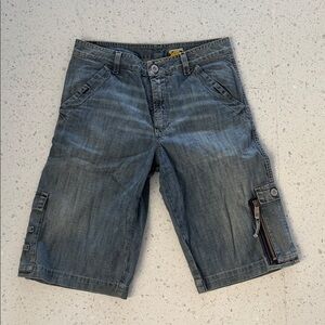 Diesel Blue Jean Pestle Shorts Size 10 Boys NWT
